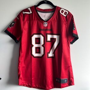 NFL Nike Dri-Fit, Tampa Bay Buccaneers, Rob Gronkowski football jersey. New!